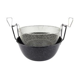 ILSA Friggitrice con cestello in ferro smaltato-nichelato cm 36