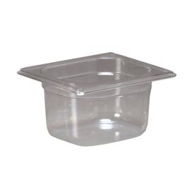 Inox Macel Vassoio teglia a bordo piano in policarbonato GN 1/6 cm 17,6x16,2x15