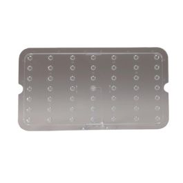Inox Macel Falso fondo forato in Policarbonato trasparente Gastronorm GN 1/1 cm 53x32,5x2,5