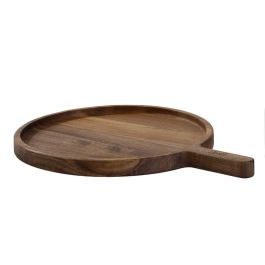 Bisetti Smart Table Tagliere tondo CM38x28 in acacia con manico