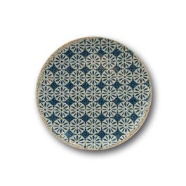 Saturnia Siviglia Table Piatto Frutta cm 21 grafica blu - confezione da 12 pezzi