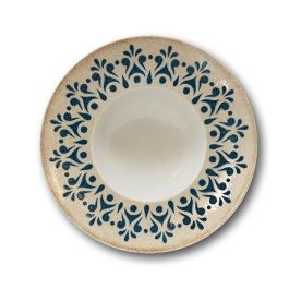 PIATTO FONDO K-BOWL CM 27,5 TABLE NAPOLI di SATURNIA - confezione da 6 pezzi