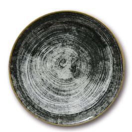 SATURNIA Siviglia Piatto Piano/portata cm 31 color Black Round - Confezione da 4 pezzi