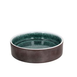 Tognana Elipse Bronze Teal Coppetta Bowl 16 cm Double Face Nero-Verde - Confezione da 3 pezzi