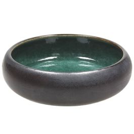 Tognana Elipse Olive Bronze Teal Coppetta Bowl 14 cm Stoneware Bronzo-Verde - Confezione da 4 pezzi