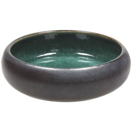 Tognana Elipse Olive Bronze Teal Coppetta Bowl 17 cm Stoneware Bronzo-Verde - Confezione da 2 pezzi