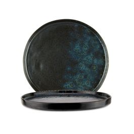 LE COQ Phobos Piatto Pane nero puntinato blu 15 cm - Confezione 6 pezzi