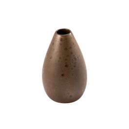 LE COQ Phobos Vaso Bombato marrone con puntini reattivi ruggine cm 8x13h 35 cl - Confezione 6 pezzi