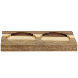 Tognana Tex Mex Vassoio in Legno a 2 Scomparti 16 X 8 cm