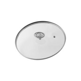 AGNELLI 1907 Coperchio diametro 28 cm in vetro 5mm con 1 pomello in acciaio inox
