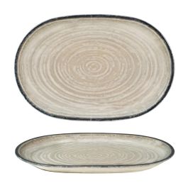 SATURNIA Roma Piatto Ovale linea Tellus CM 33x22 - confezione da 10 pezzi