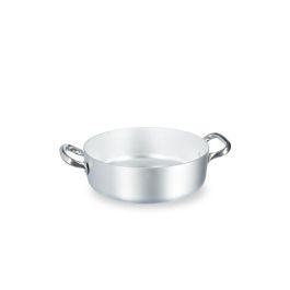 AGNELLI Casseruola Bassa Alluminio 2 Maniglie Inox Cm 34