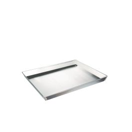 AGNELLI Teglia Rettangolare Pizza in alluminio con orlo cm 40x30