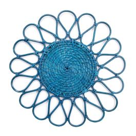 LE COQ TERSICORE Segnaposto con design fiore blu cm 40 - Confezione 24 pezzi