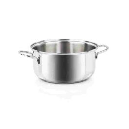 BARAZZONI Bonita Casseruola 2 manici Induzione in Acciaio Inox cm 16 L 1,4