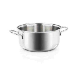 BARAZZONI Bonita Casseruola 2 manici Induzione in Acciaio Inox cm 18x10 L 2,1