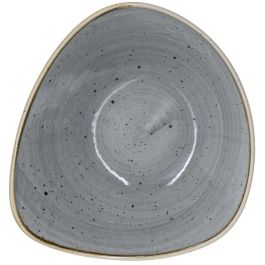 CHURCHILL Stonecast Piatto Fondo Triangolare Grigio cm 23,5