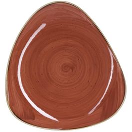 CHURCHILL Stonecast Piatto Piano Triangolare Arancione Cm 31,1