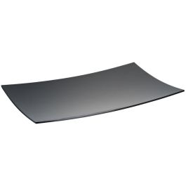 EFAY Luna Piatto GN 1/2 curvo nero in melamina cm 32,5x26,5