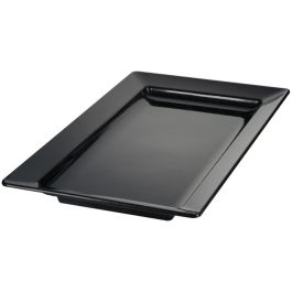 EFAY Dido Vassoio rettangolare nero in melamina cm 49,5x27,5