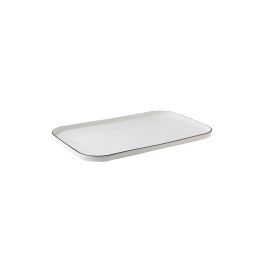 Table Top Vassoio Rett. Filo Nero cm 33x20 - Confezione da 6 pezzi