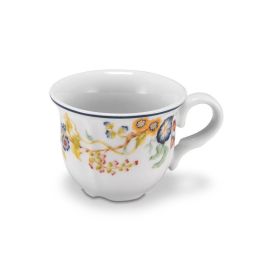 Le Coq FLORENTIUS Tazza Caffè bianco e blu 10 cl - Confezione da 6 pezzi