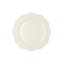 LE COQ Ionica Piatto frutta color avorio D. 20 cm - Confezione 6 pezzi