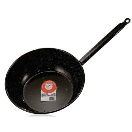 GARCIMA La Ideal Padella Fonda Smaltata con Manico Cm 32