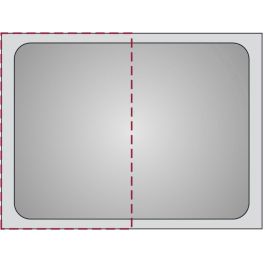 Inox Macel Vasca in acciaio inox GN 2/1 cm 65x53x15h