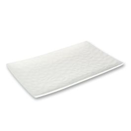 LE COQ Hesperis Vassoio rettangolare color avorio 36x22 cm - Confezione 2 pezzi