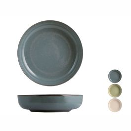 H&H Lifestile Pearl Set 4 piatti fondi colori assortiti cm. 19 - confezione da 4 pezzi