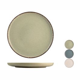H&H Lifestile Pearl Set 4 piatti piani colori assortiti cm. 27 - confezione da 4 pezzi