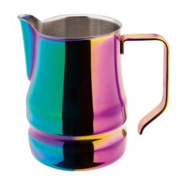 ILSA Evolution Lattiera Cappuccino e Latte Art Arcobaleno acciaio inox 18/10 Tazze 9
