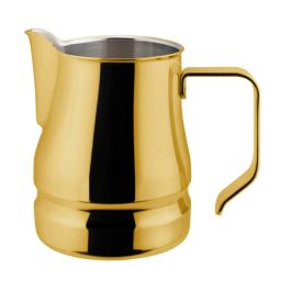 ILSA Evolution Lattiera Cappuccino e Latte Art Oro acciaio inox 18/10 Tazze 6