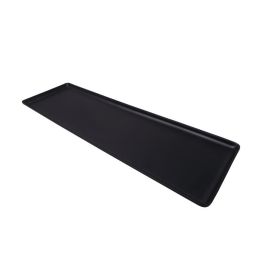 EFAY GN Baker Vassoio GN 2/4 nero in melamina con piedini cm cm 53x16,2