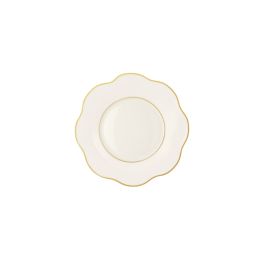 LE COQ Anemone Piatto Pane con filo oro e filo Marly D. 15 cm - Confezione 6 pezzi