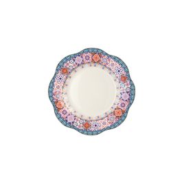 LE COQ Anemone Piatto Pane con decoro Ebe D. 15 cm - Confezione 6 pezzi