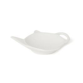 LE COQ Castalia Piattino poggia bustine Té color avorio 11,5x8,5 cm - Confezione 30 pezzi