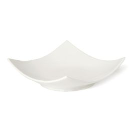 LE COQ Dyonisio Piattino Quadrato con angoli rialzati color avorio 10x10 cm - Confezione 10 pezzi