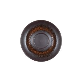 LE COQ Estia Piattino per tazza da tè color ruggine Ø cm 15,5 - Confezione da 6 pezzi