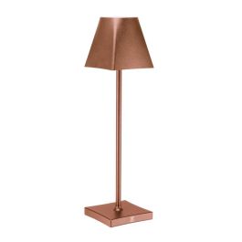 Le Coq ETERE Lampada led ricaricabile rame in alluminio altezza cm 30