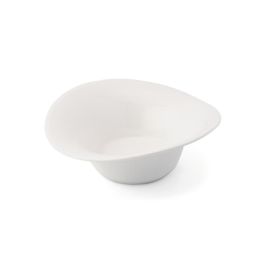 LE COQ Febe Coppa petalo rotonda color avorio D. 14 cm H. 5 cm - Confezione 6 pezzi