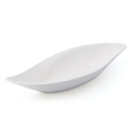 LE COQ Febe Coppa foglia color avorio 31x13 cm H. 5 cm - Confezione 4 pezzi