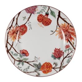 Le Coq KEPOS Piatto piano con fiori cm 26,5 - Confezione da 6 pezzi