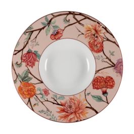 Le Coq KEPOS Pastabowl rosa con fiori cm 27 - Confezione da 6 pezzi