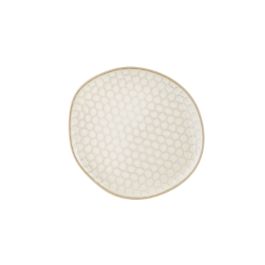 LE COQ Kypseli Piatto Frutta beige 22x20,5 cm - Confezione 12 pezzi