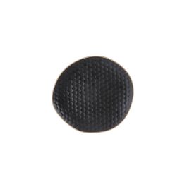 LE COQ Kypseli Piatto Frutta nero matt 22x20,5 cm - Confezione 12 pezzi