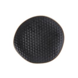 LE COQ Kypseli Piatto Piano nero matt 28x25,5 cm - Confezione 8 pezzi