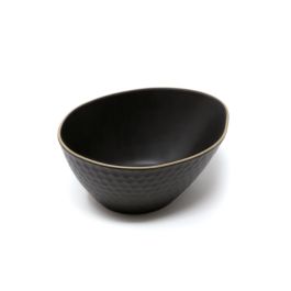 LE COQ Kypseli Coppetta Angolare nero matt 16x13 cm H. 7 cm - Confezione 12 pezzi