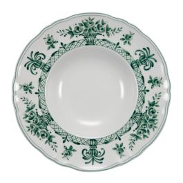 LE COQ NEOS ANTHIROS Pastabowl bianco e verde 26,5 cm - Confezione da 4 pezzi